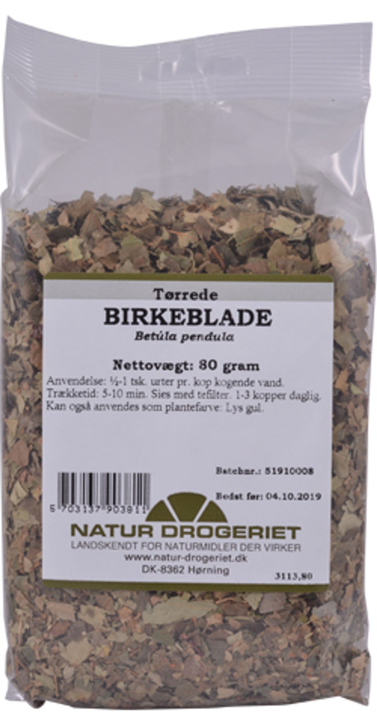 ND Birkeblade &bull; 80 g.