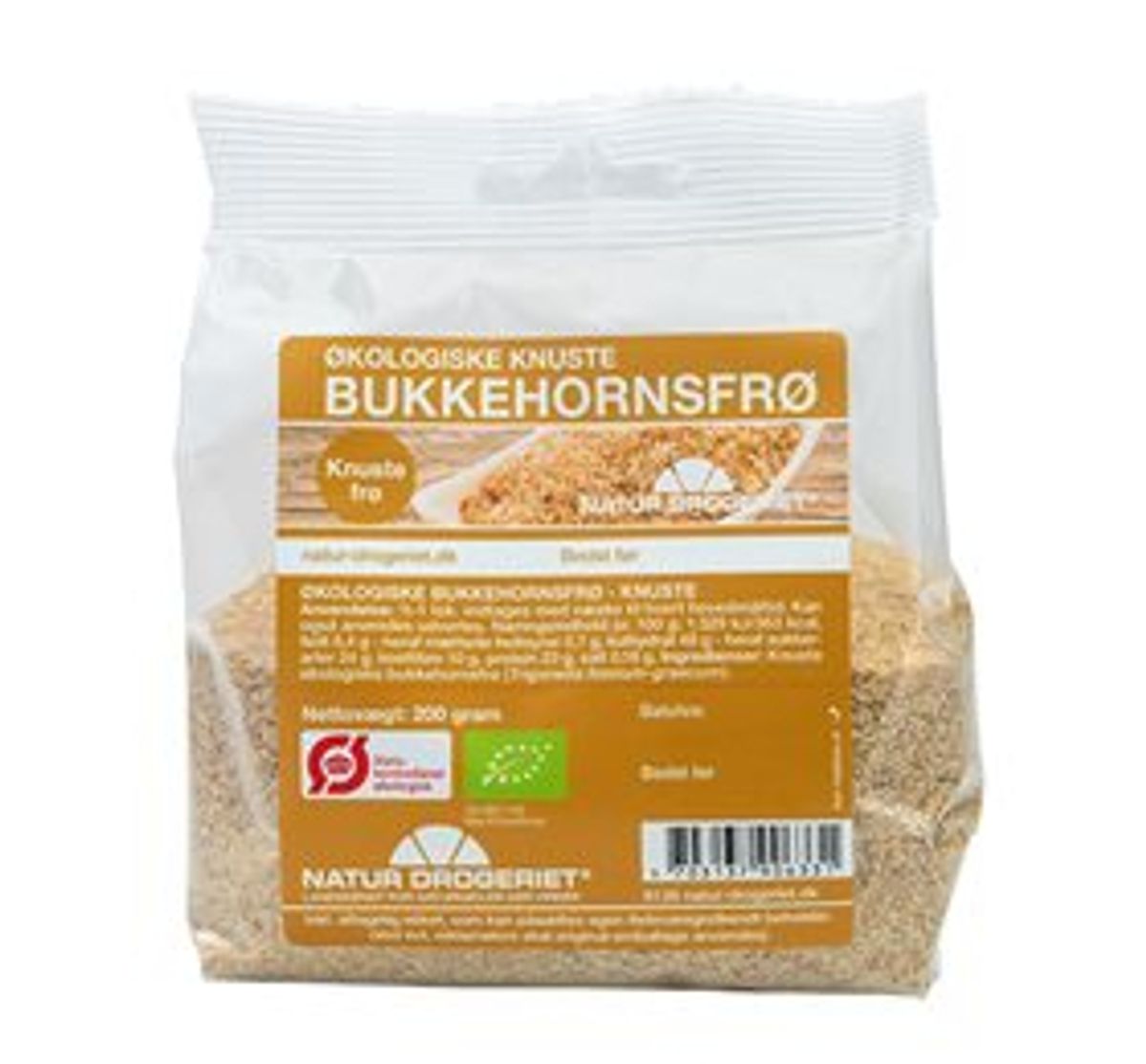 ND Bukkehornsfrø knust Ø &bull; 200g.