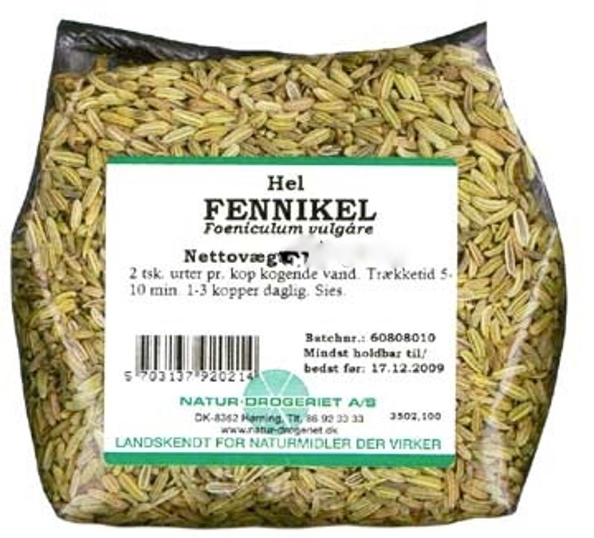 ND Fennikel Hel Ø &bull; 75 g. DATOVARE14.02.25