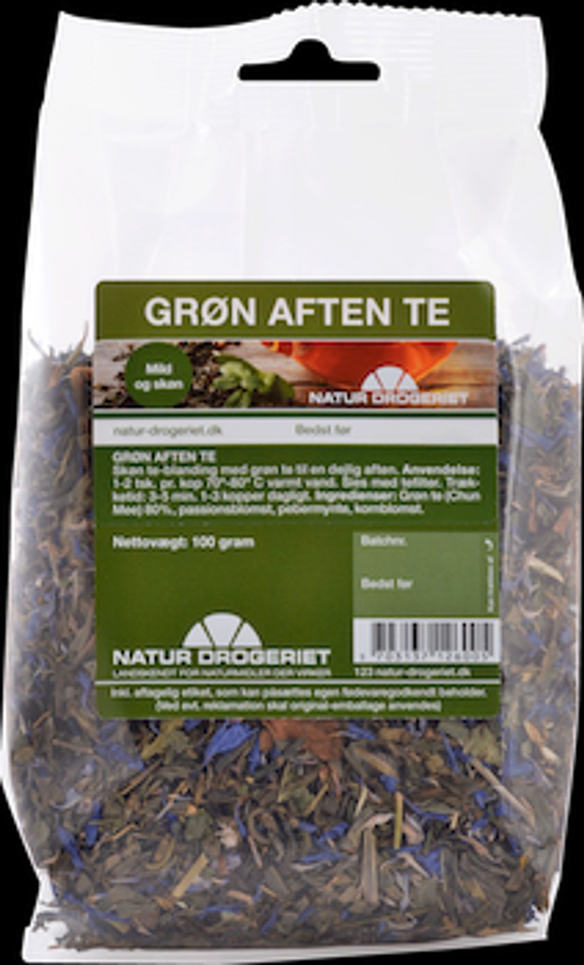 ND Grøn Aften Te &bull; 100 g.