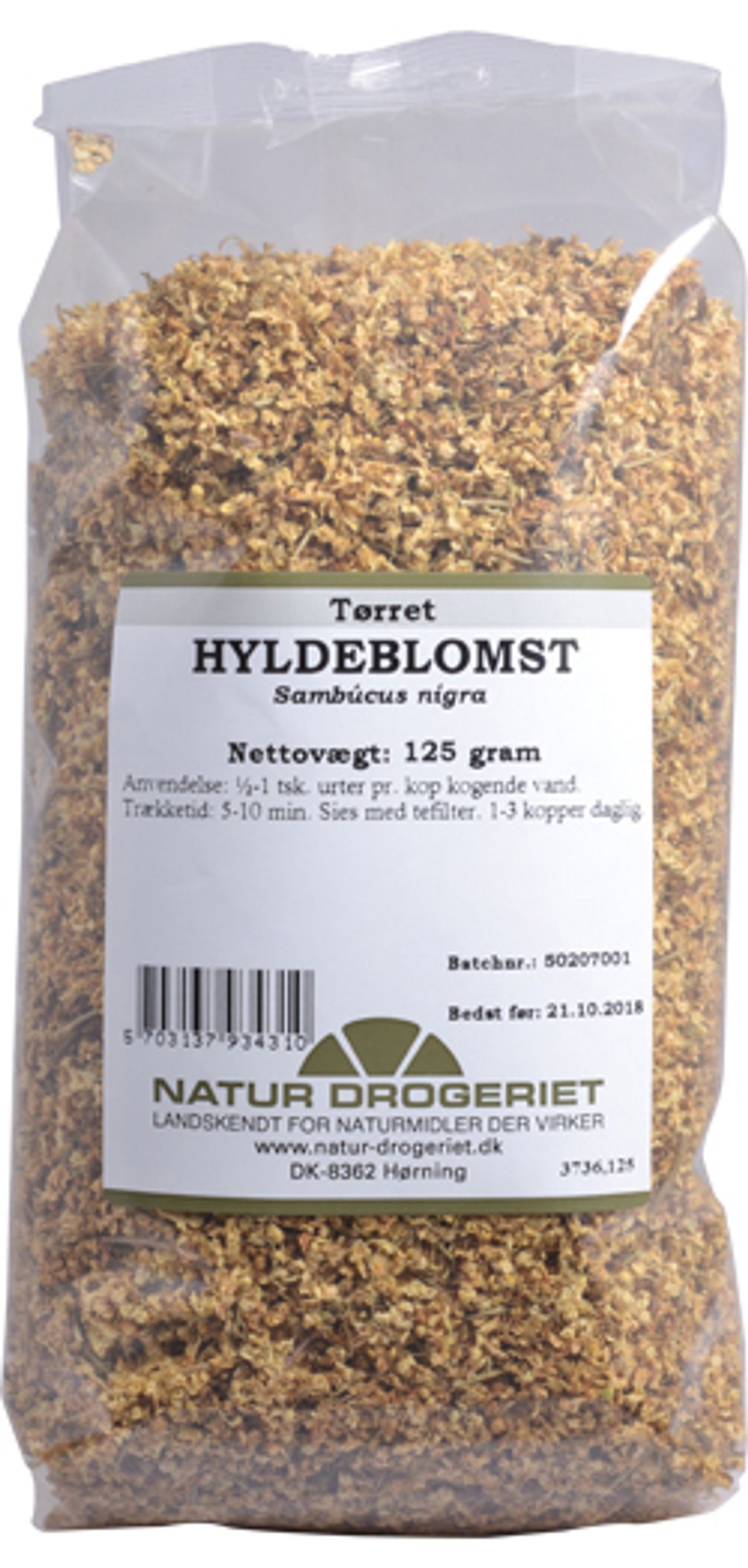 ND Hyldeblomst &bull; 125 g.