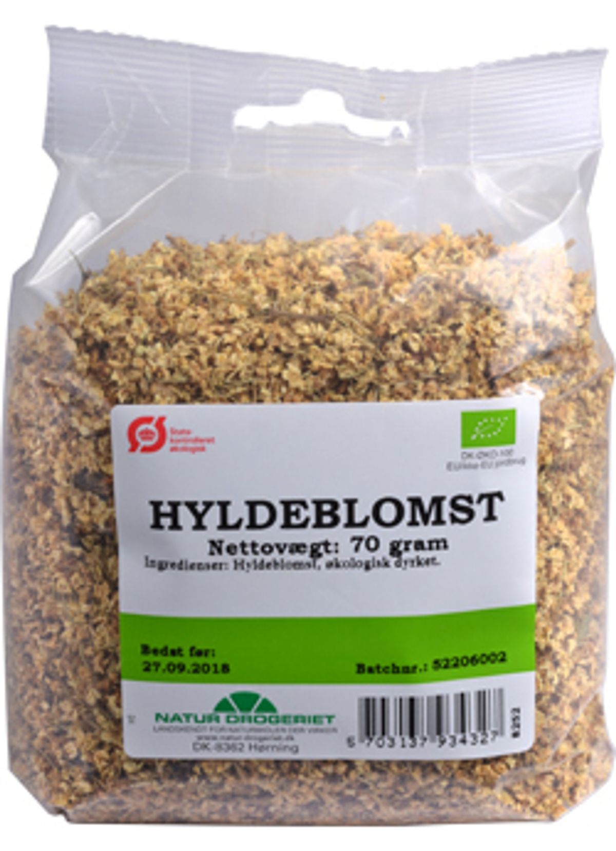 ND Hyldeblomst Ø &bull; 70 g.