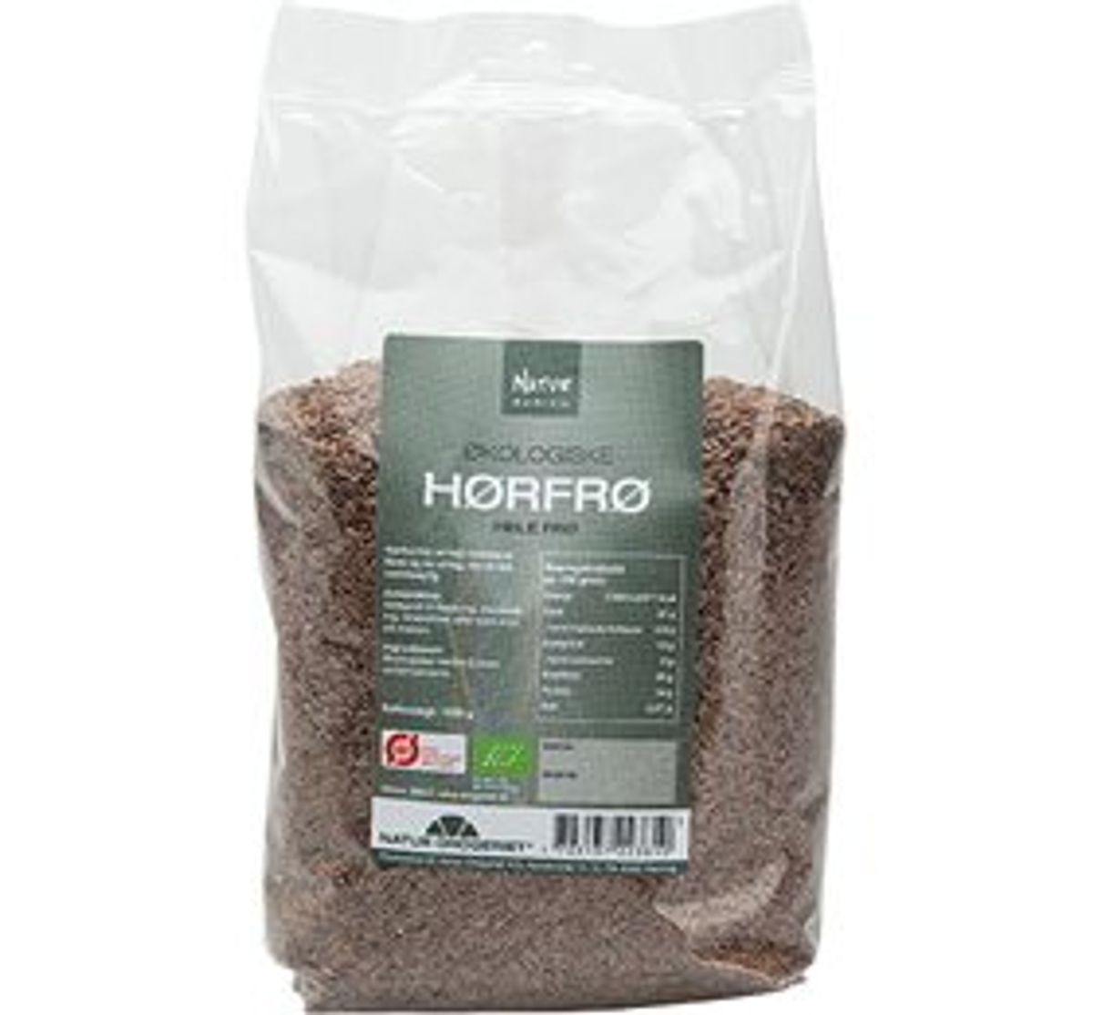 ND Hørfrø hele Ø - 1kg.