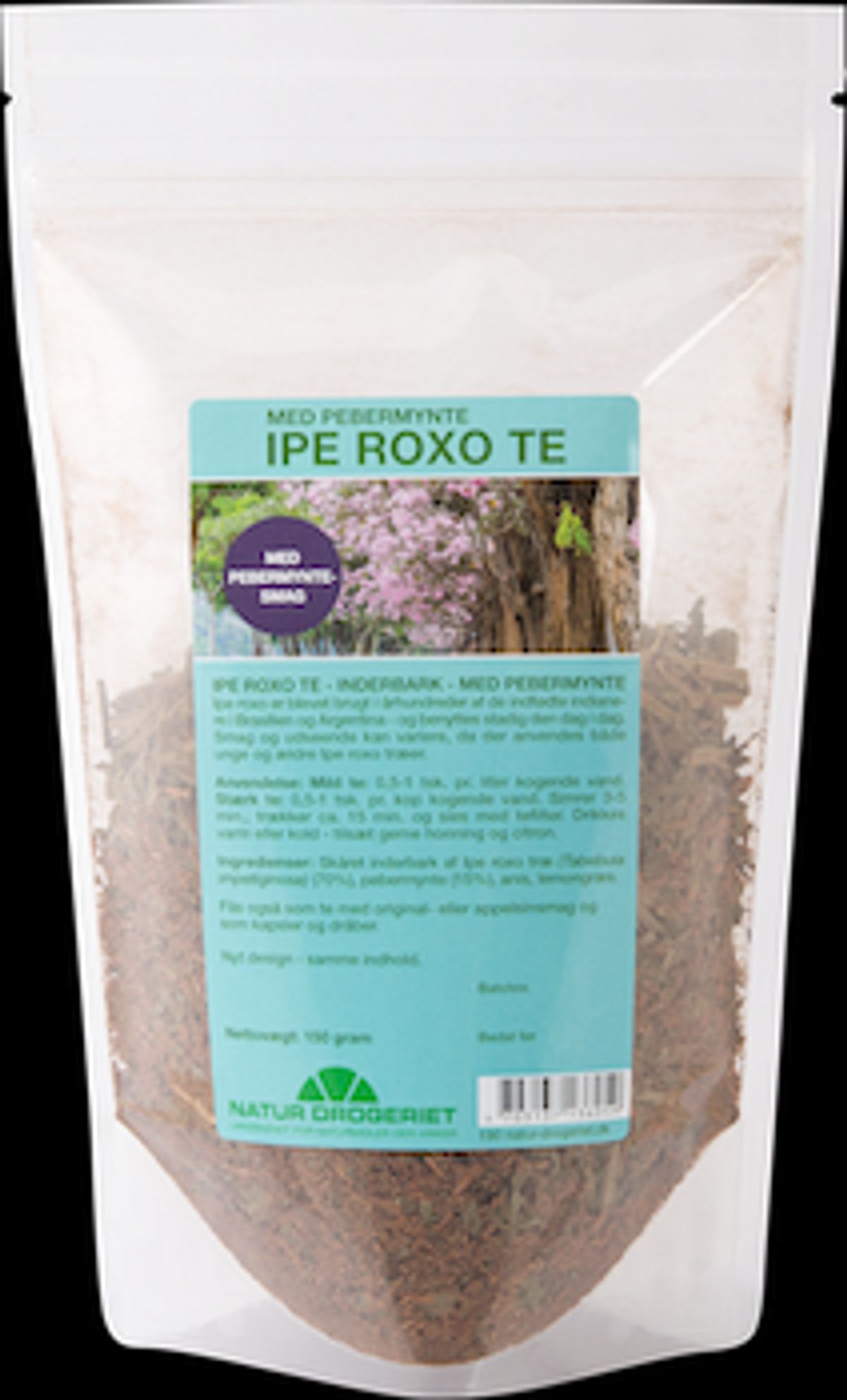 ND Ipe Roxo Te m. Pebermynte &bull; 150 g.