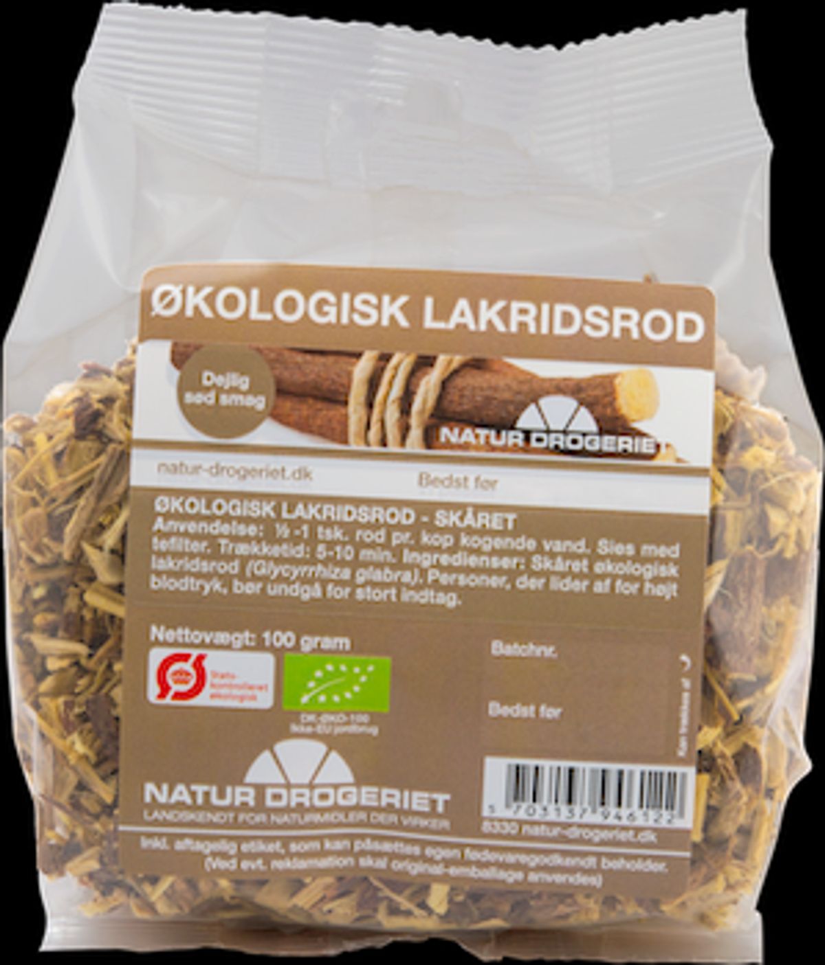 ND Lakridsrod Skåret Ø &bull; 100 g.