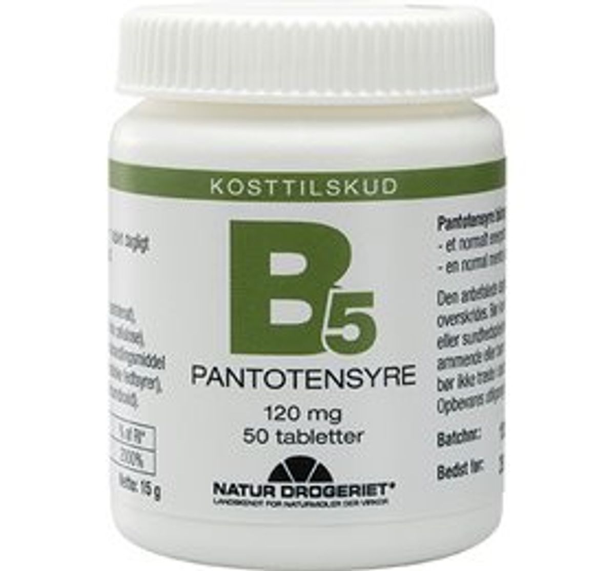 ND Pantotensyre B5