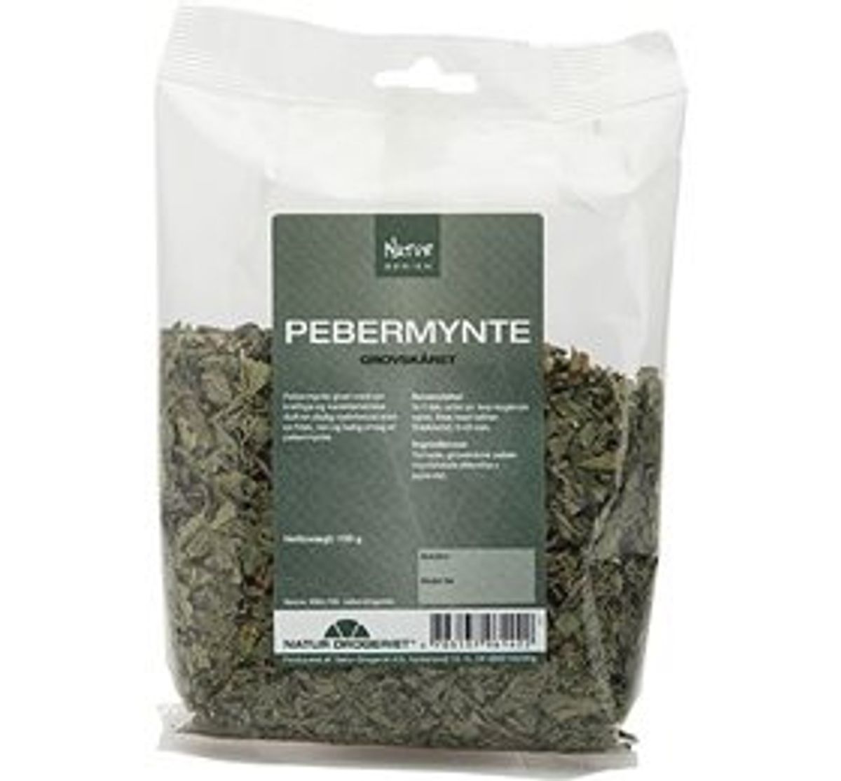 ND Pebermynteblade Grov Skåret &bull; 100 gram