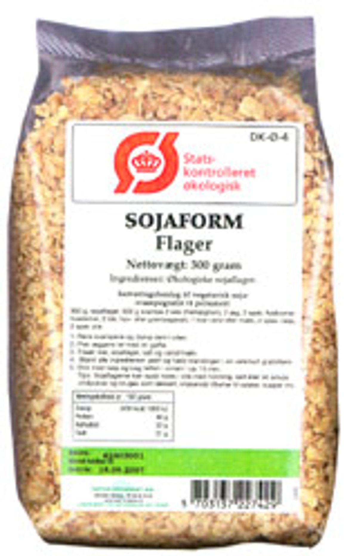 ND Soja Form Flager Ø &bull; 300 g.