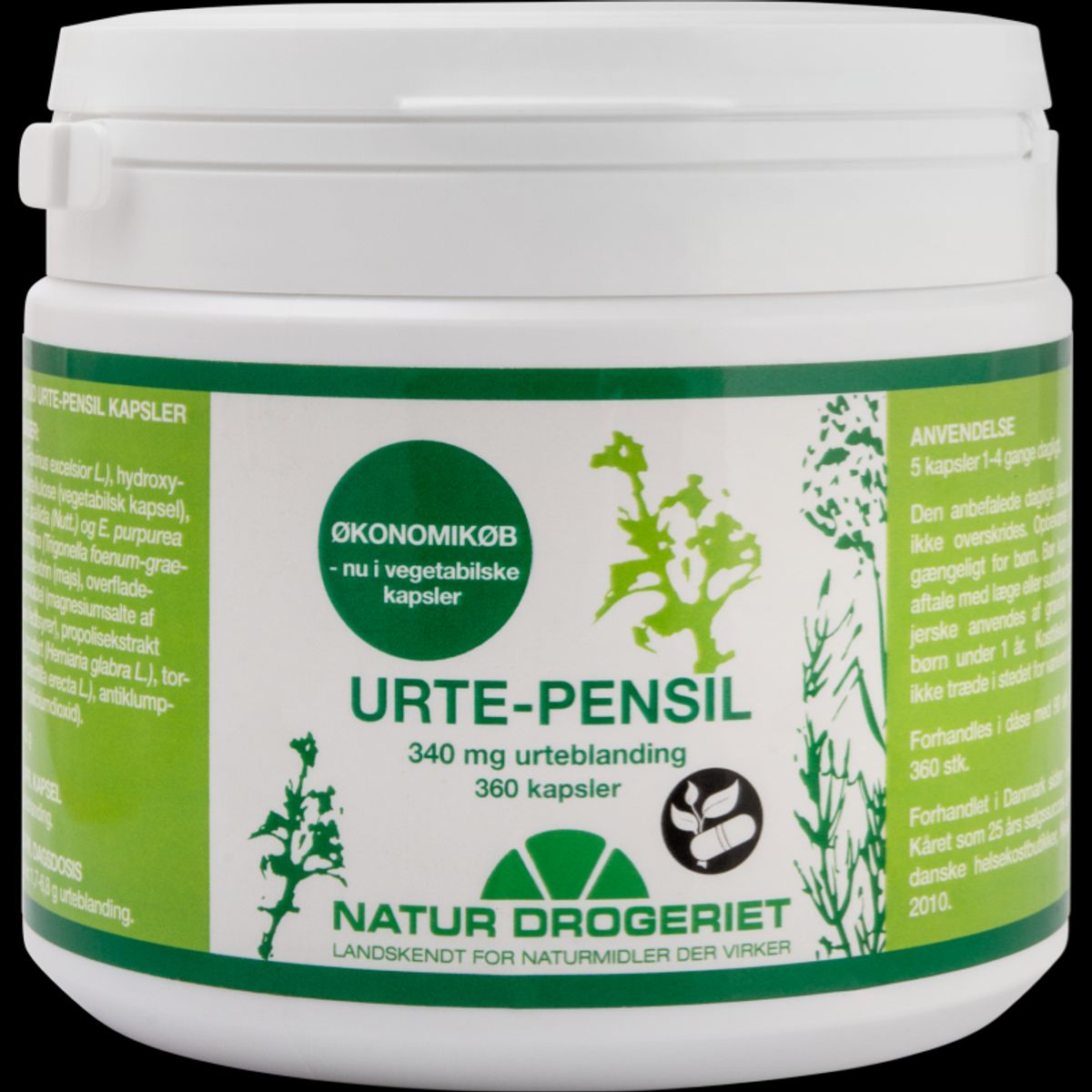 ND Urte-pensil 340 mg &bull; 360 kapsler