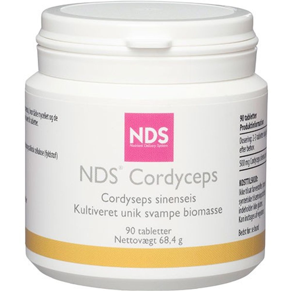 NDS Cordyceps - 90 tabletter