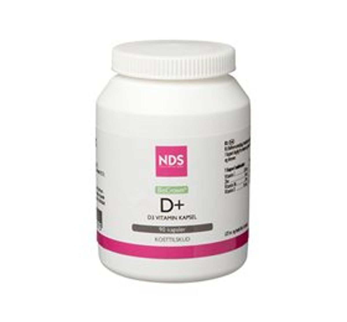 NDS D3+ D-Vitamin &bull; 90 kap.