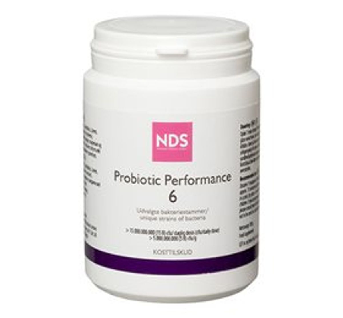 NDS Probiotic Performance 6 &bull; 100g.