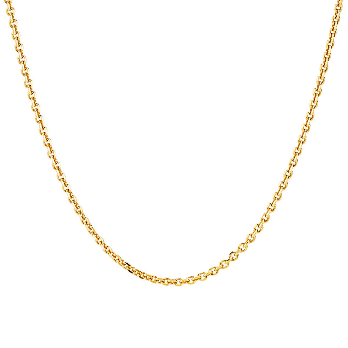 Necklace gold pl. recycled silver - 55