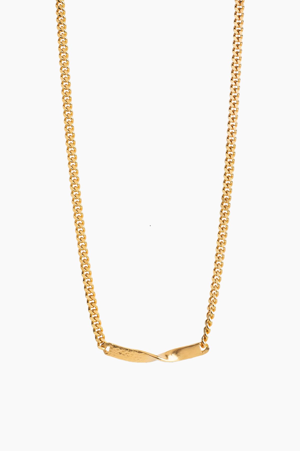 Necklace Nadia - 925S/GP/M - ENAMEL - Guld One Size