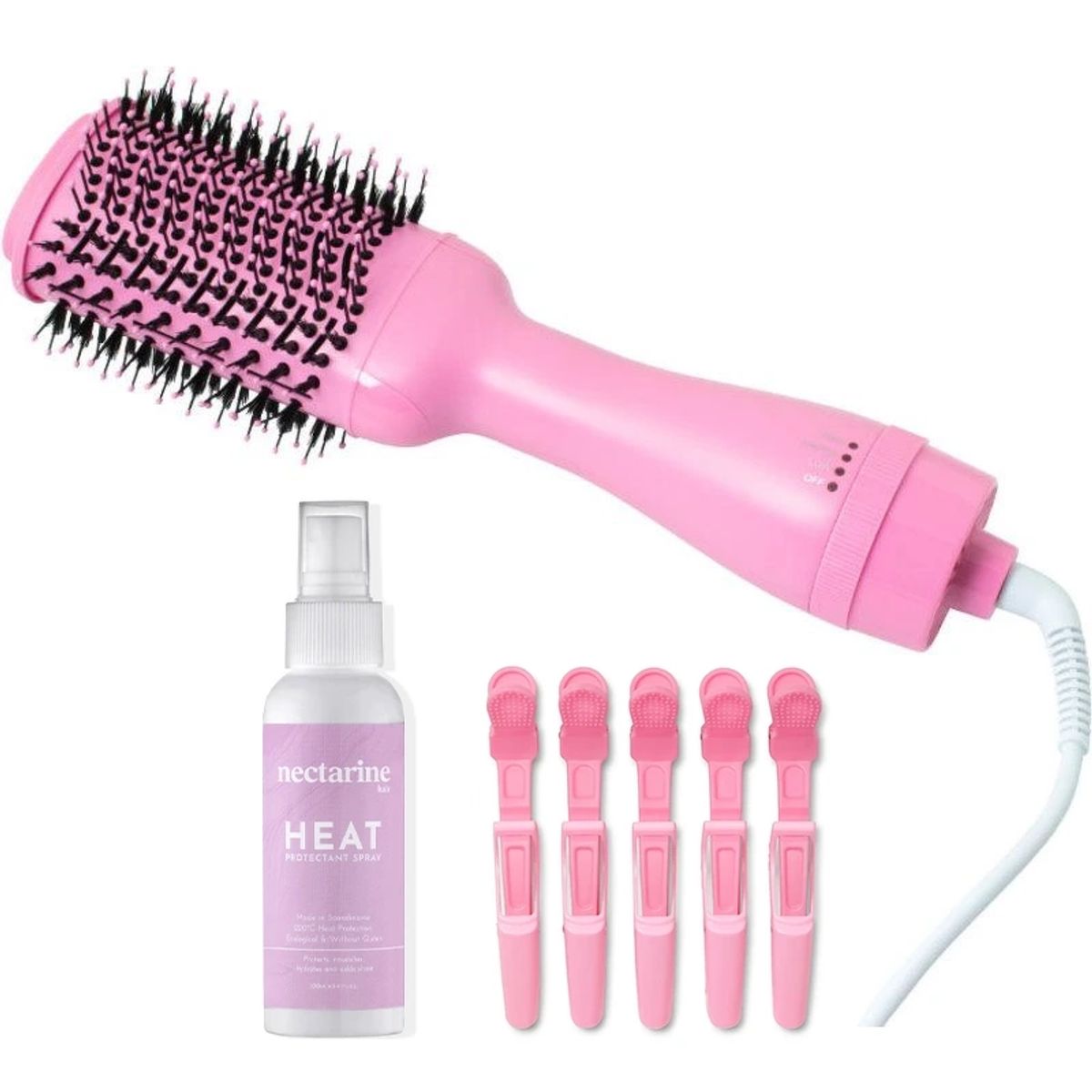 Nectarine Blow Dryer Brush Kit