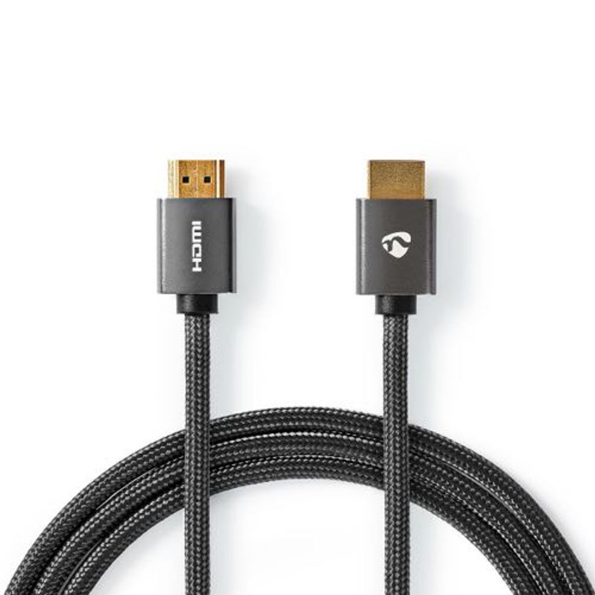 Nedis - 2.0 HDR High Speed HDMI (Han-Han) (Metal/Grå) - 4K@60Hz - 3,0 m