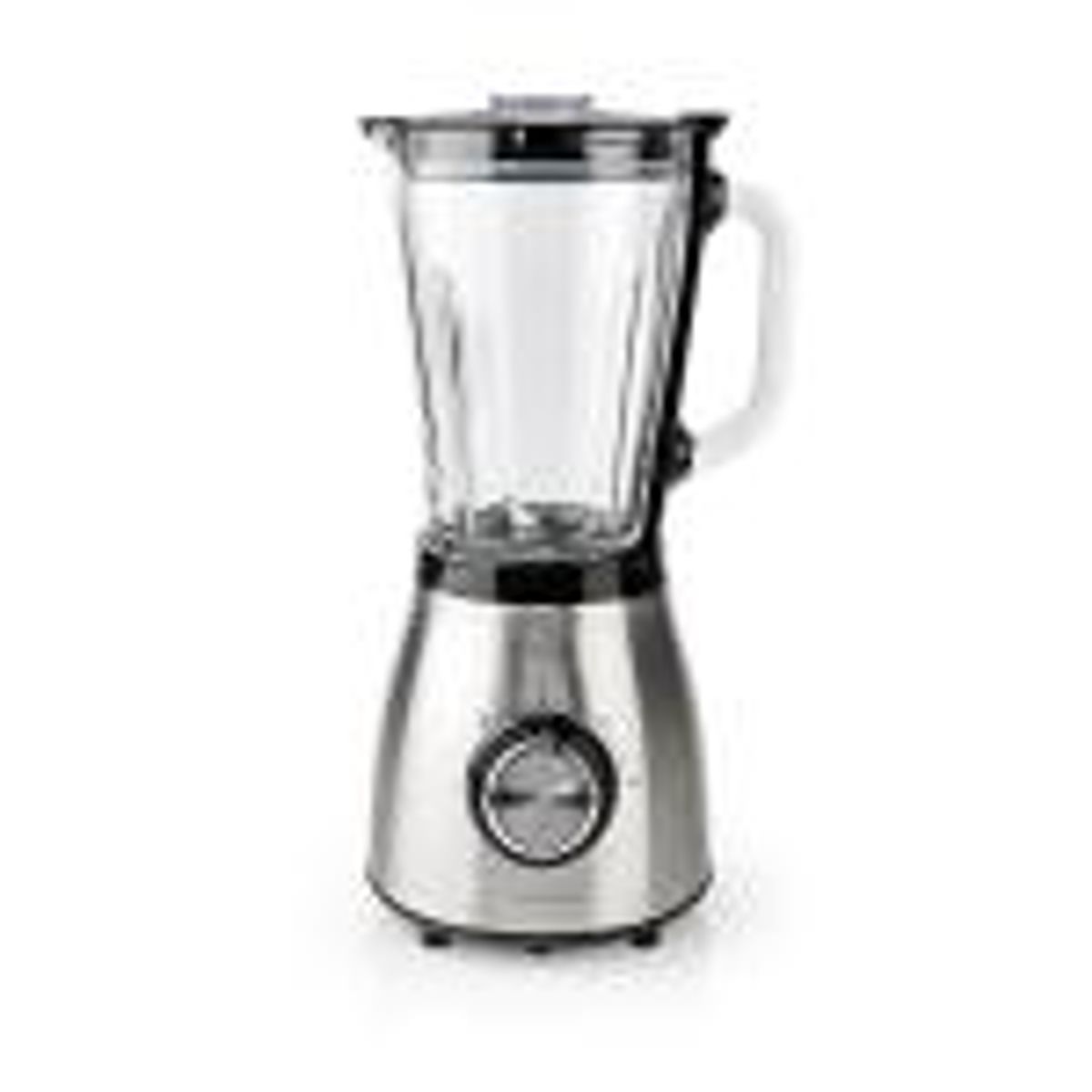 Nedis Blender | 800 W | 1.5 l | Glas | 2-hastighedsindstilling | Sort / Sølv