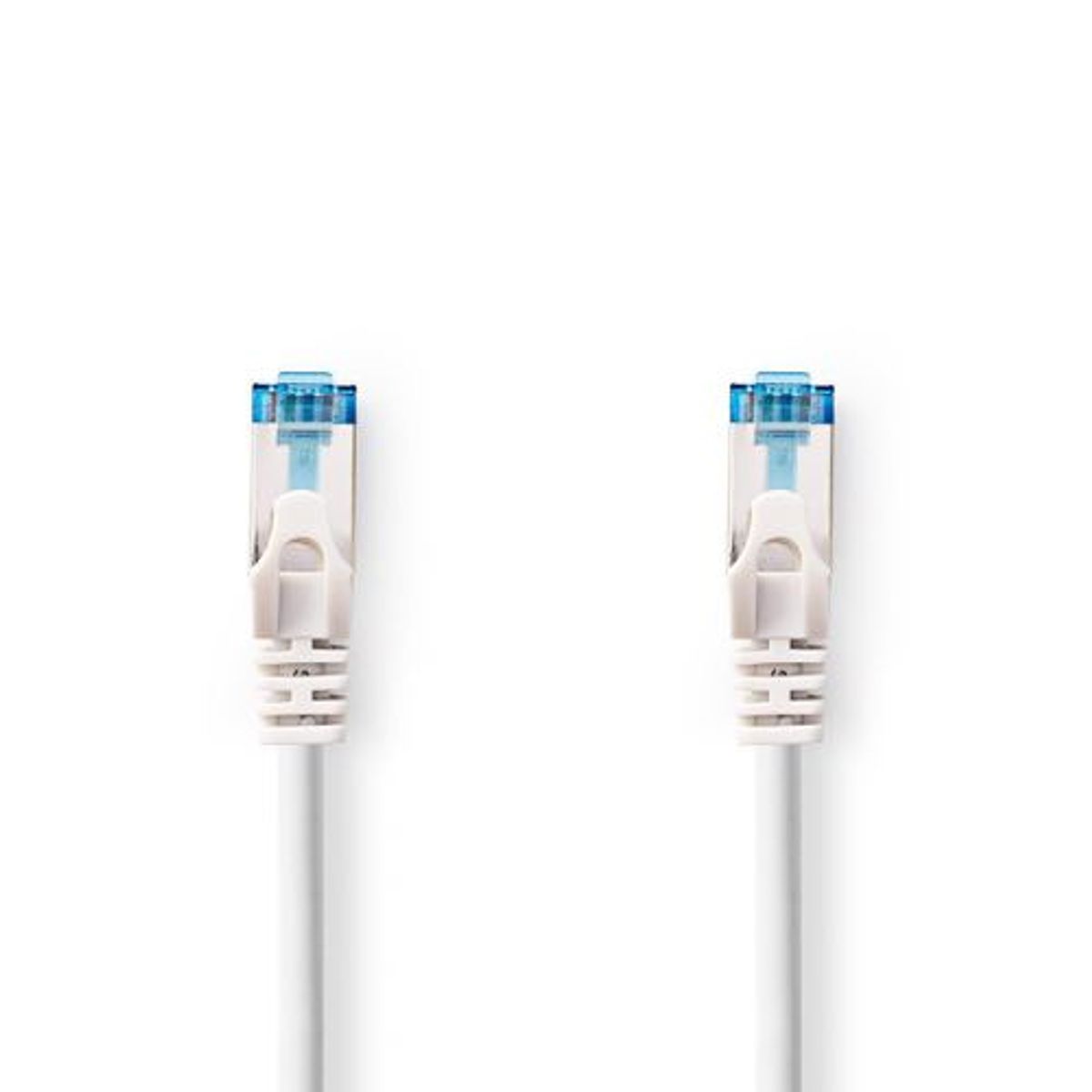 Nedis - Cat 6a S/FTP Netværkskabel (max. 10 GB/s) (Han-Han) (Hvid) - 10,0 m