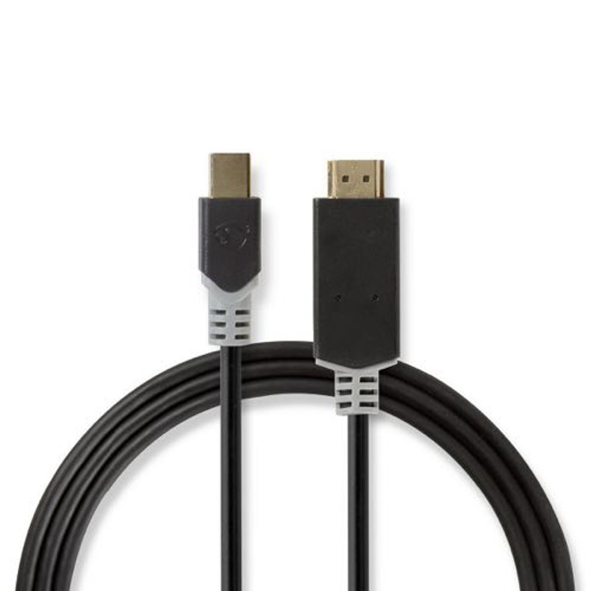 Nedis - Mini DisplayPort (han) 1.2 til HDMI (Anthracite) - 4K@30Hz - 2,0 m