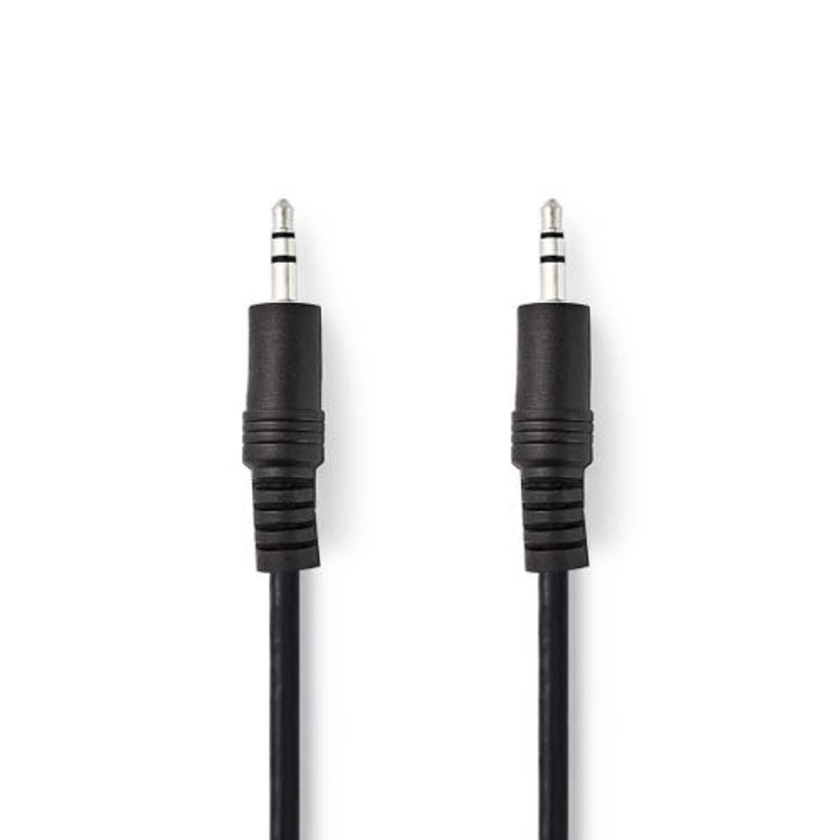 Nedis - Minijack Stereo Audio kabel (3,5mm) (Han-Han) (Sort) - 2,0 m