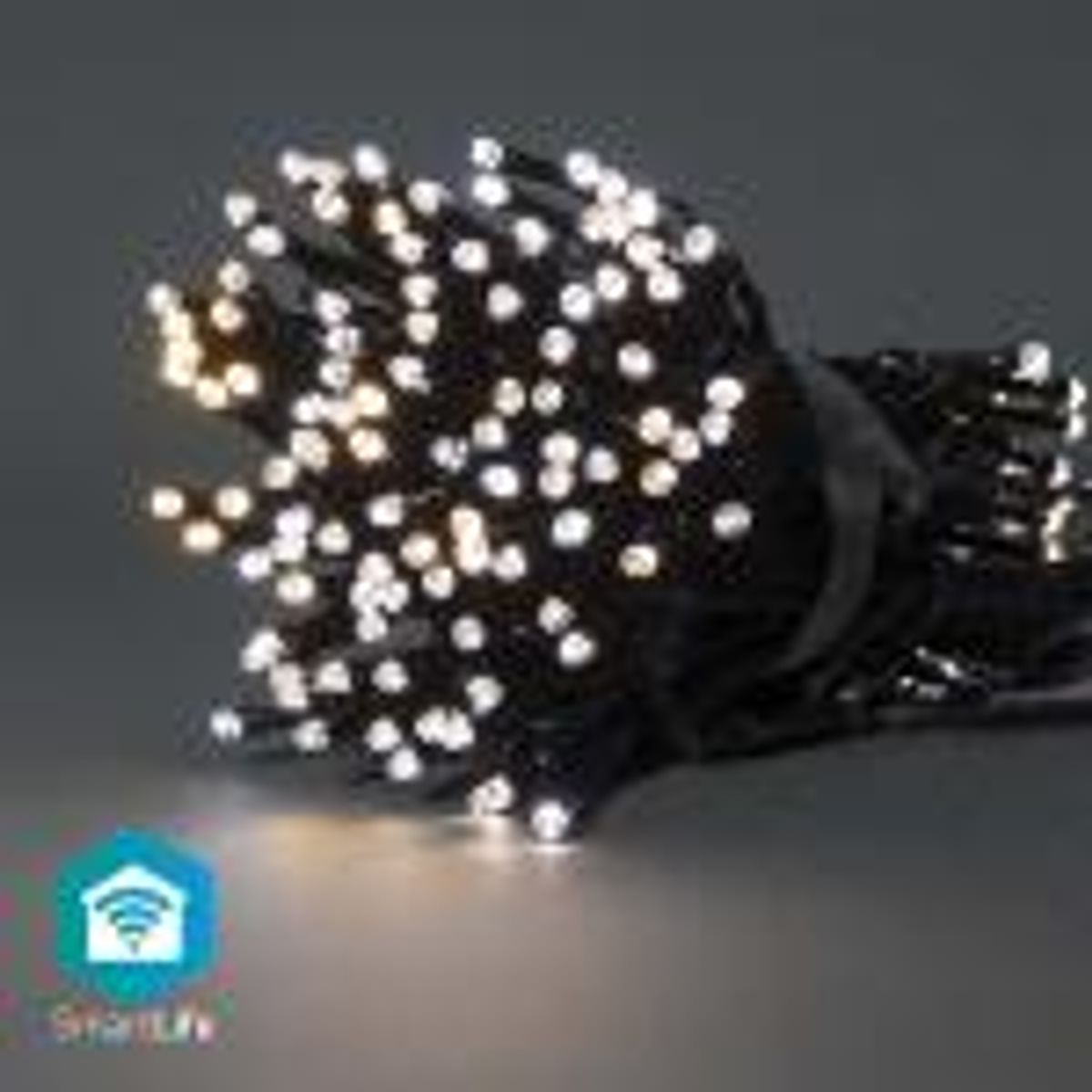 Nedis SmartLife Dekorativ LED | Snor | Wi-Fi | Varm til kølig hvid | 100 LED's | 10.0 m | Android / IOS