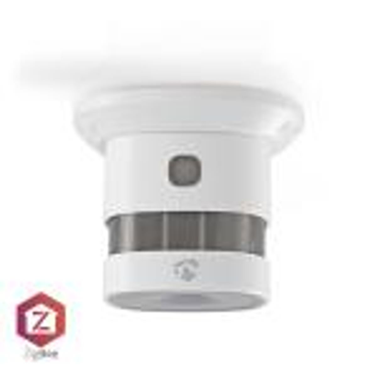 Nedis SmartLife Røgalarm | Zigbee 3.0 | Batteri | Sensorlevetid: 10 År | EN 14604 | Android / IOS | 85 dB | Hvid | 1 stk.