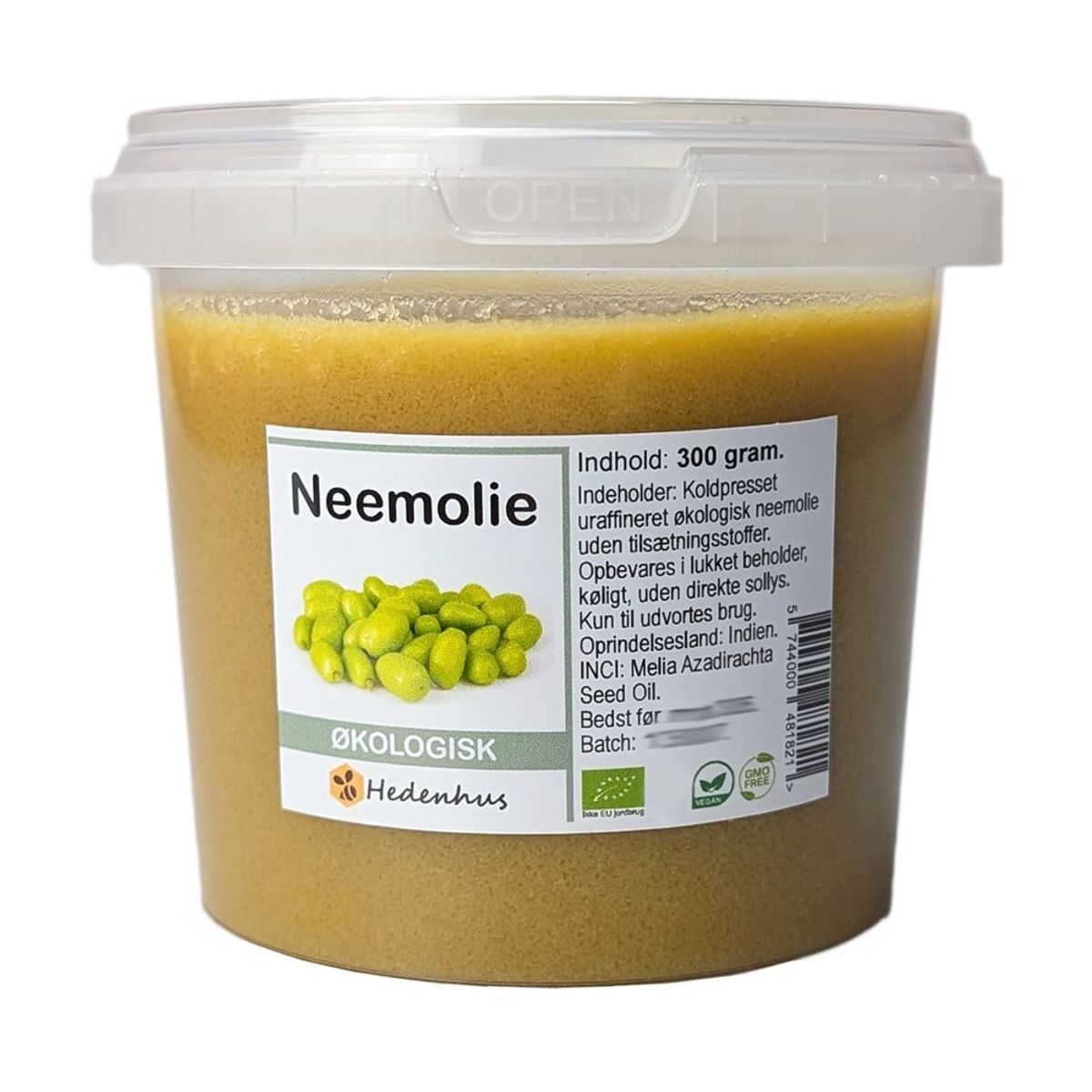 Neem olie - Økologisk - 1 kg.