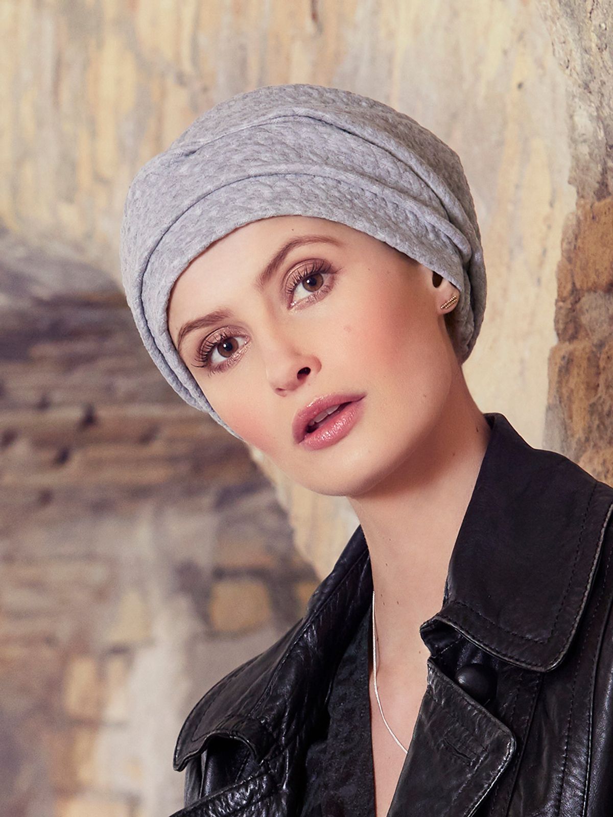 Nelly Turban | Braided Grey Melange