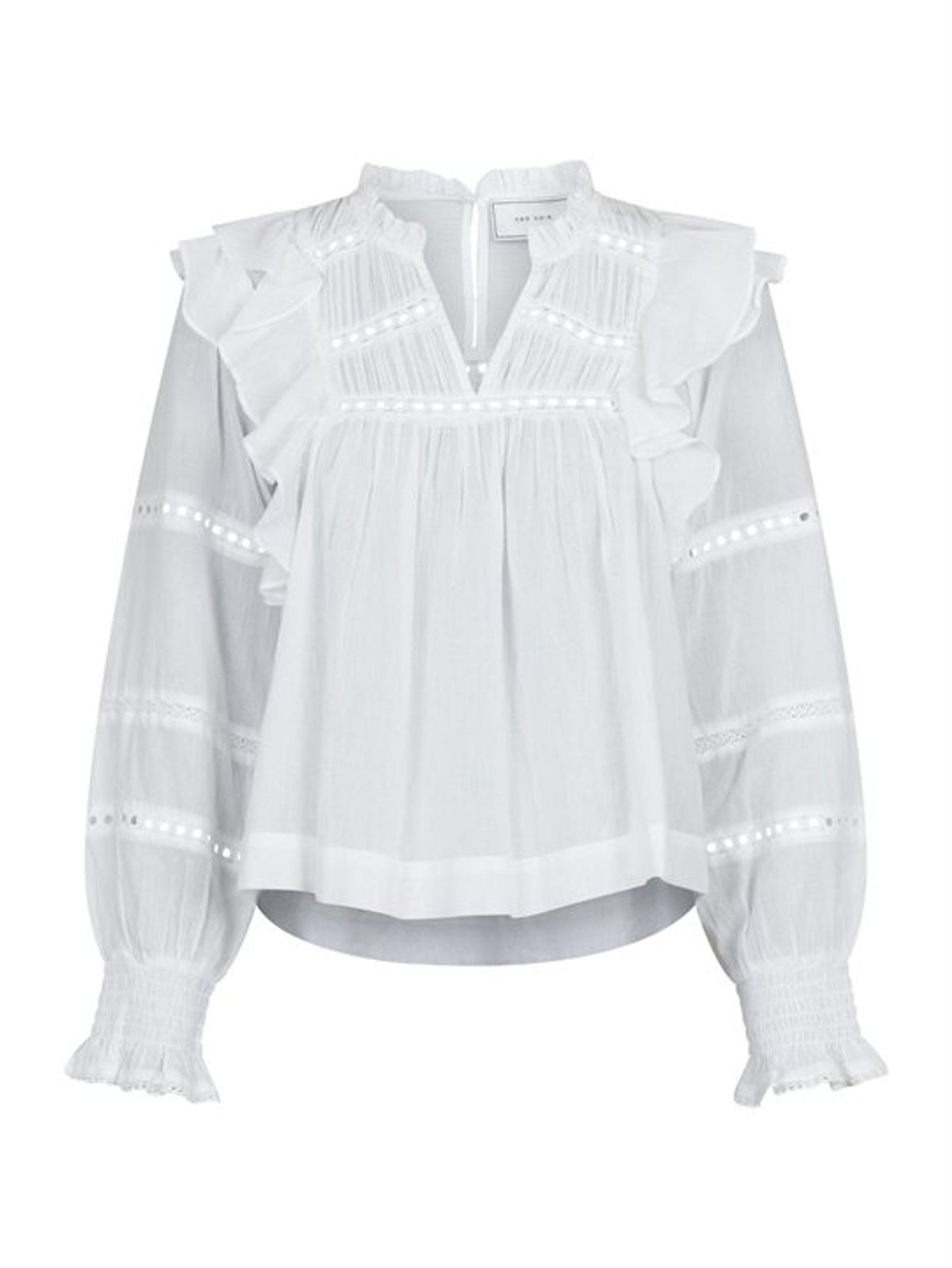 Neo Noir - Aurika S Voile Blouse - Hvid