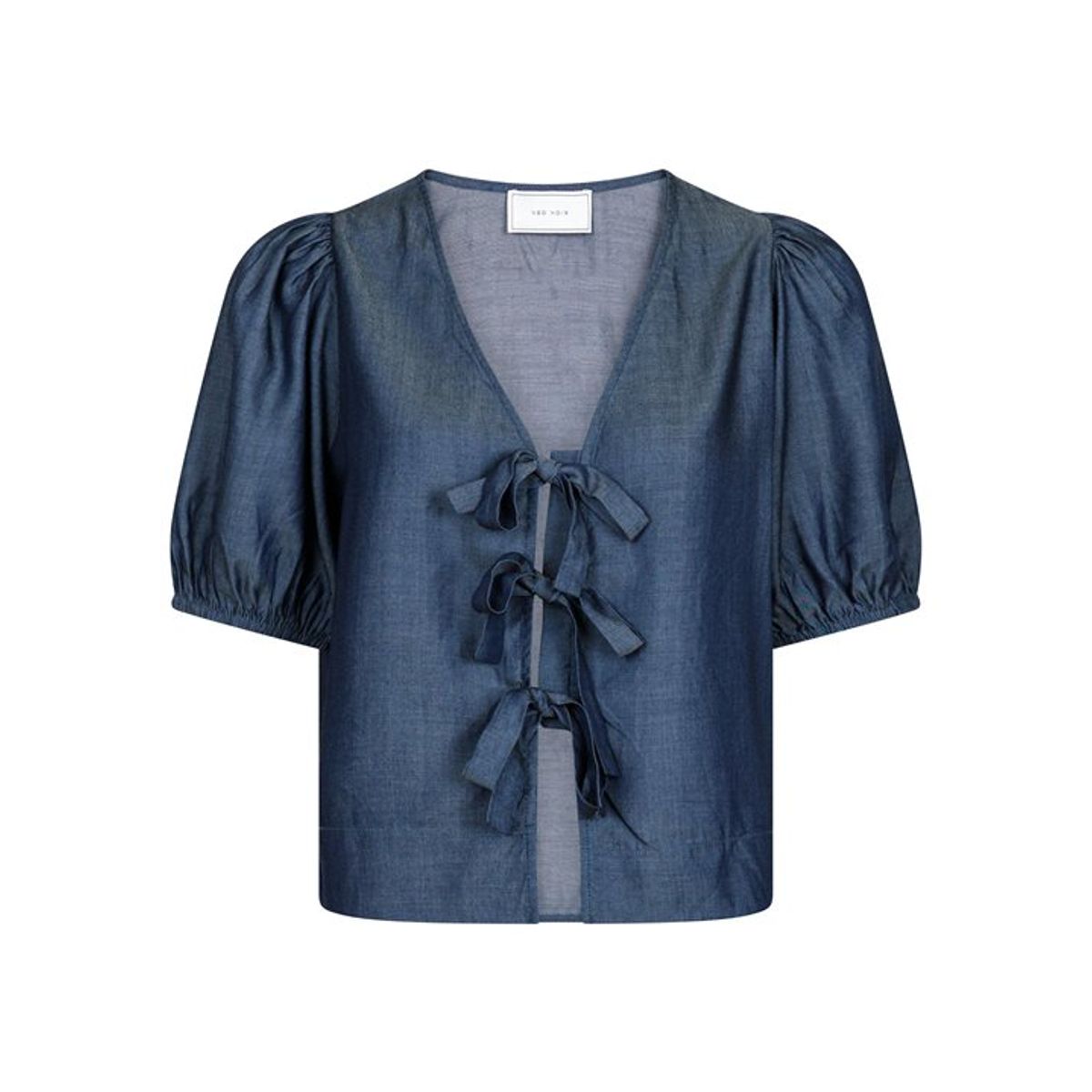 Neo Noir - Bianca Chambray Blouse - Navy