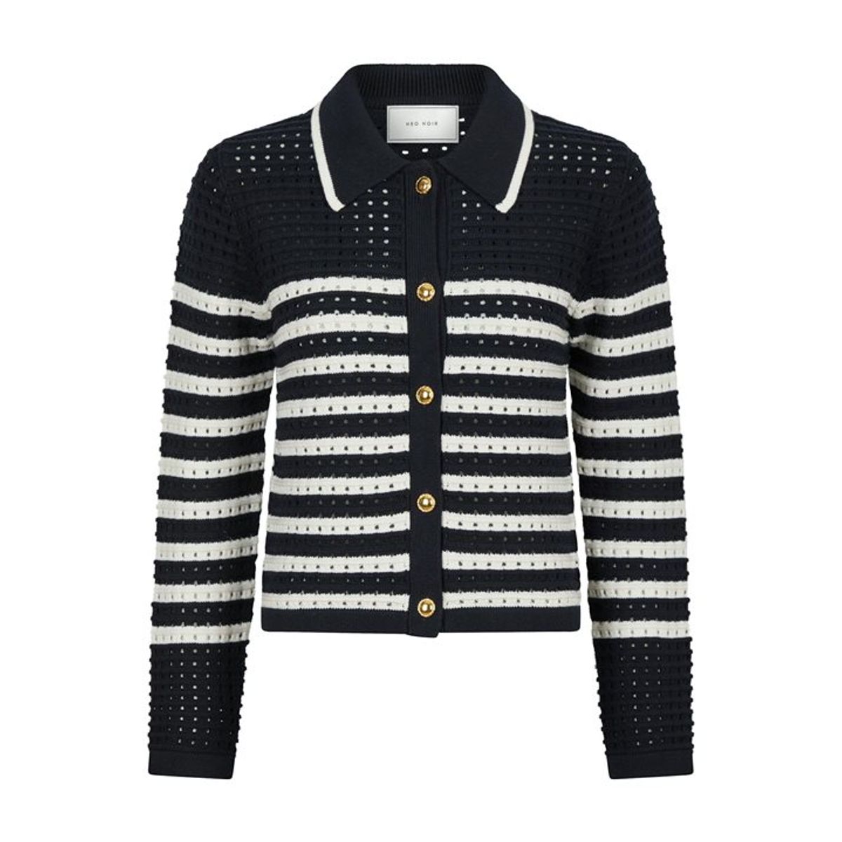 Neo Noir - Effie Knit Cardigan - Navy