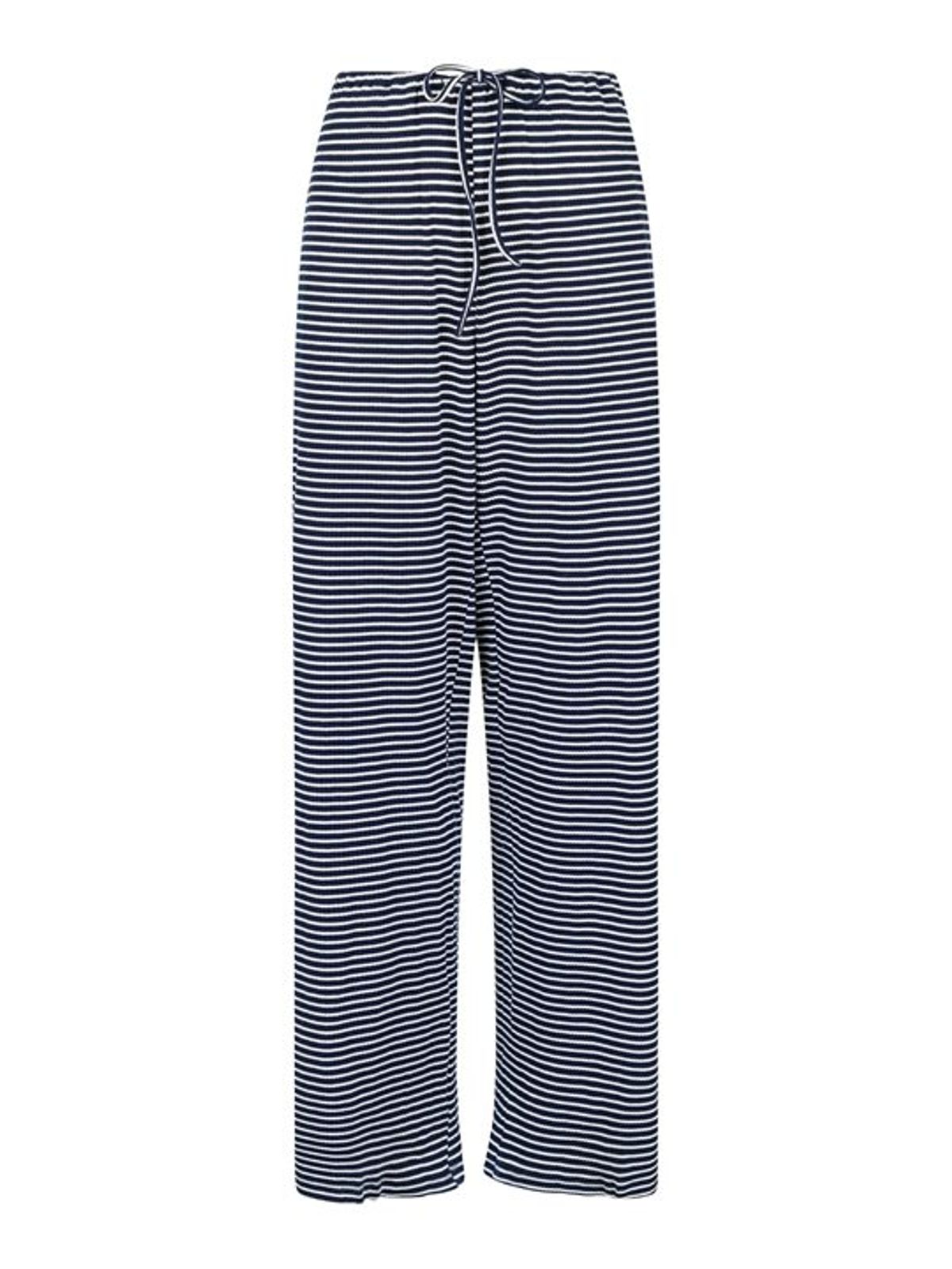 Neo Noir - Geri Stripe Pants - Dark Navy