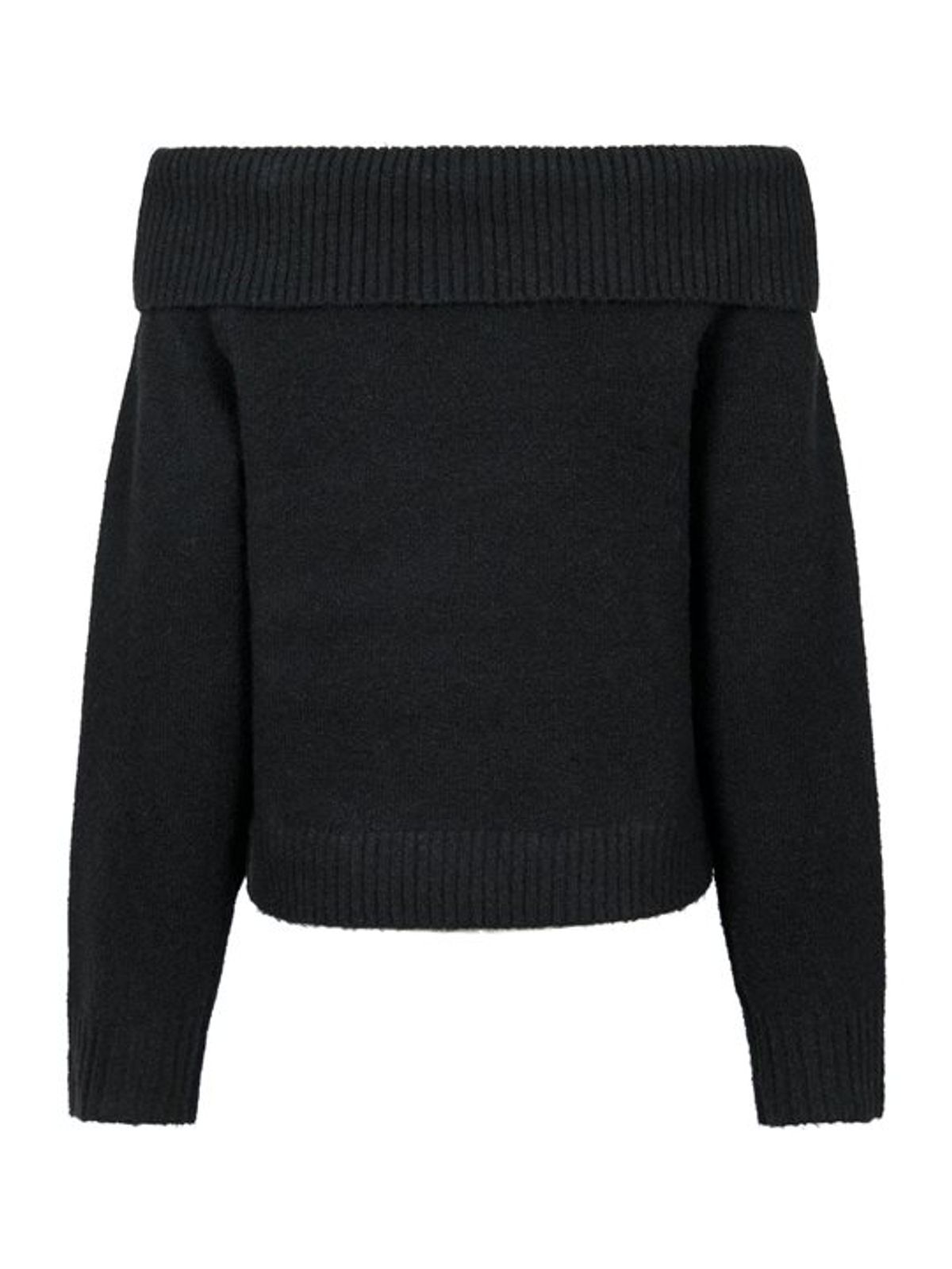 Neo Noir - Jane Knit Blouse - Sort