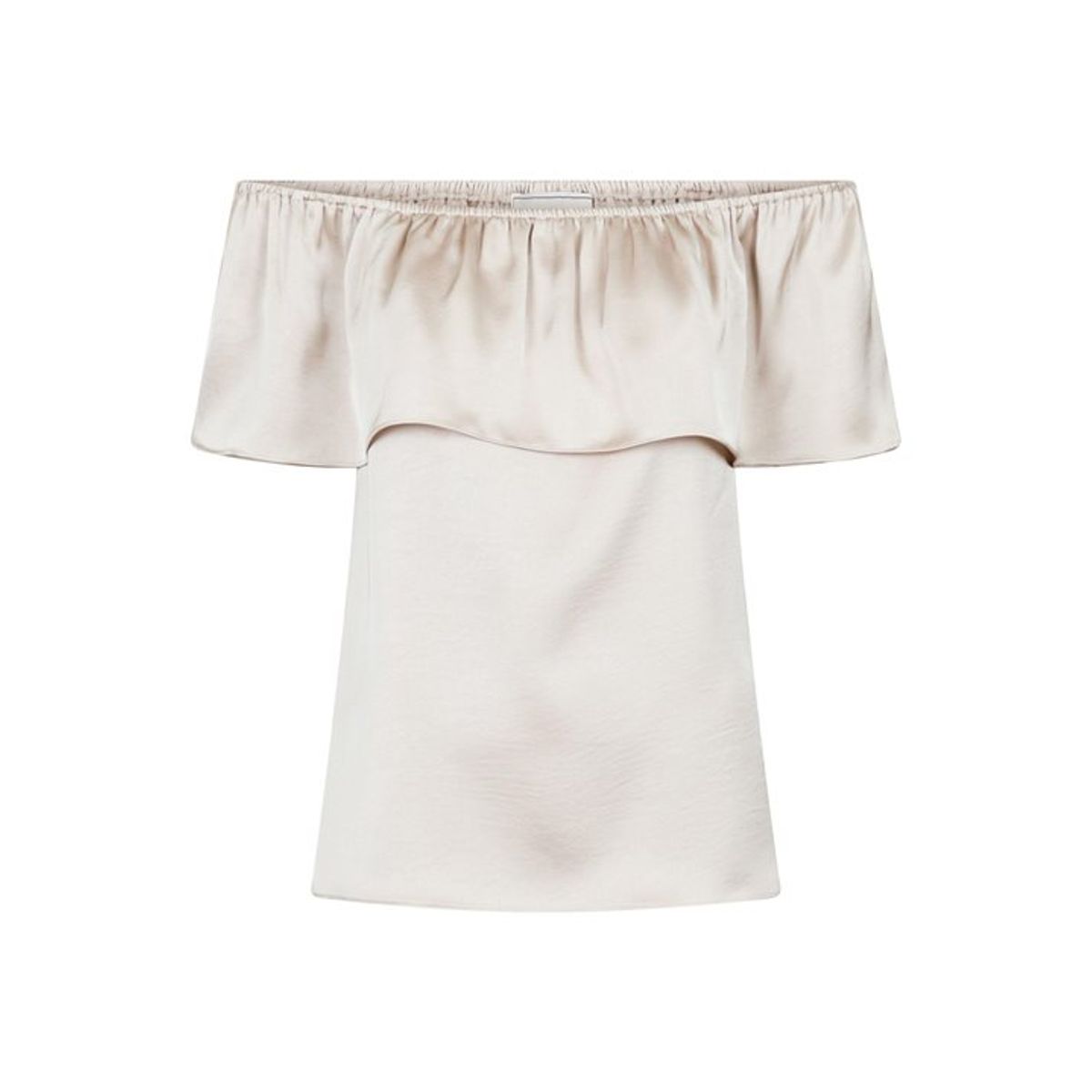 Neo Noir - Kris Heavy Sateen Top - Champagne