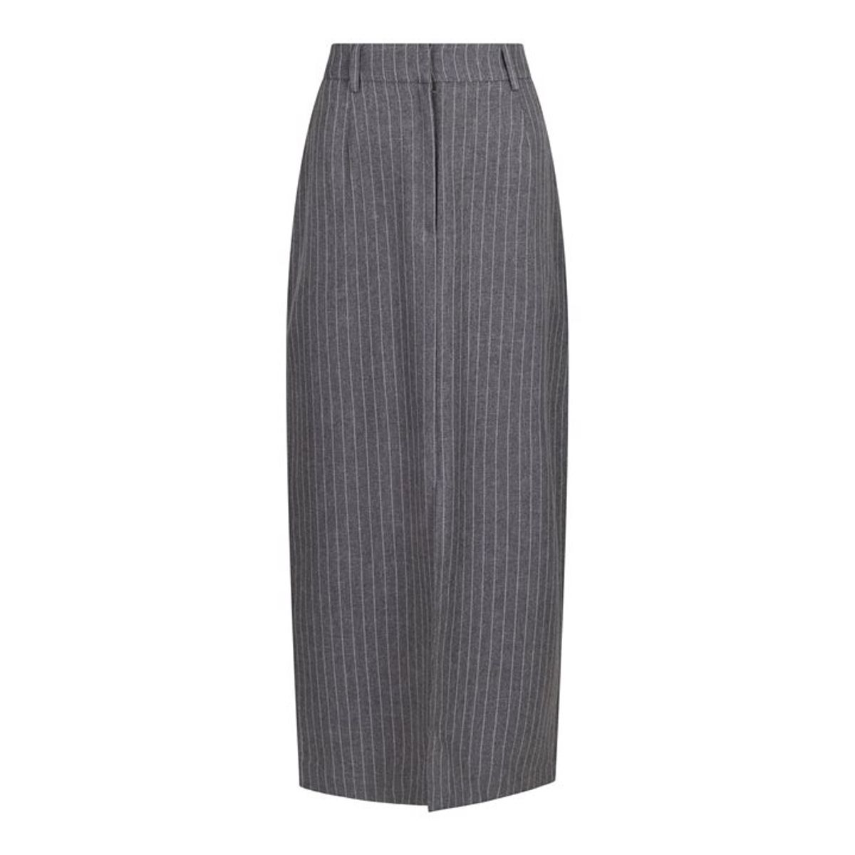 Neo Noir - Leland Pinstripe Skirt - Grå