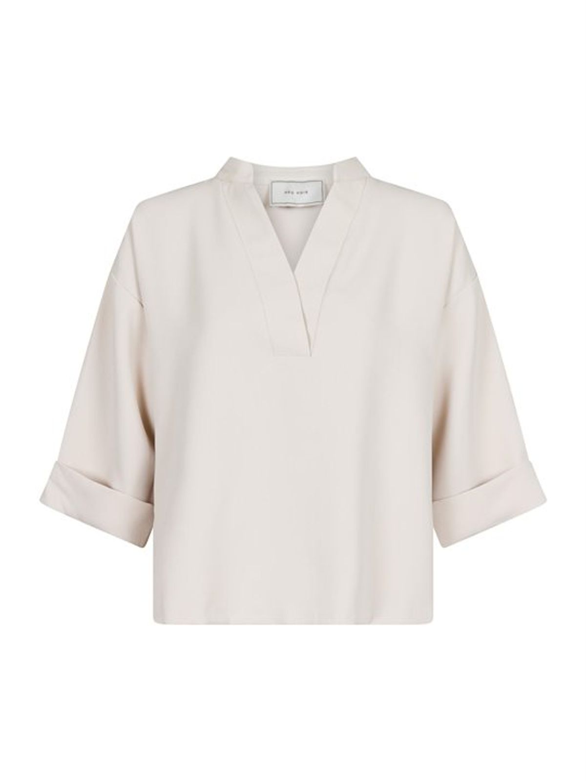 Neo Noir - Luma Crepe Blouse - Creme