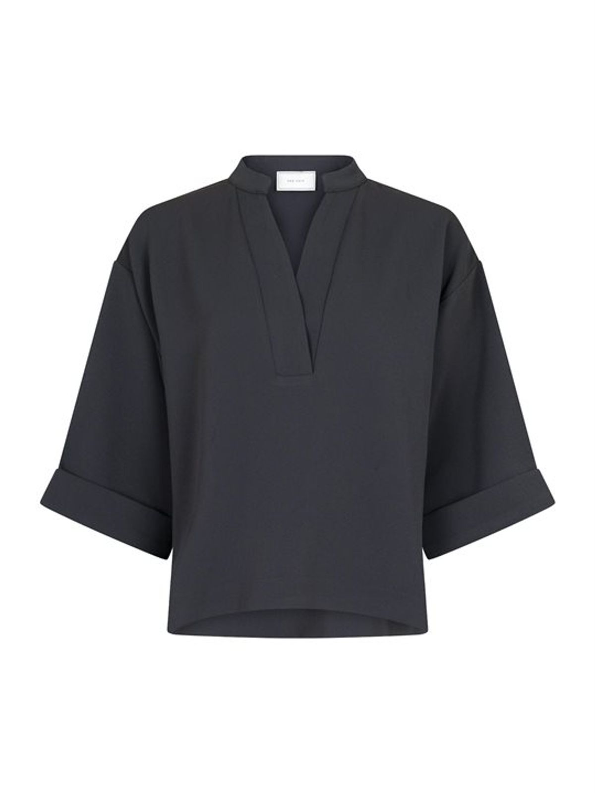 Neo Noir - Luma Crepe Blouse - Grå