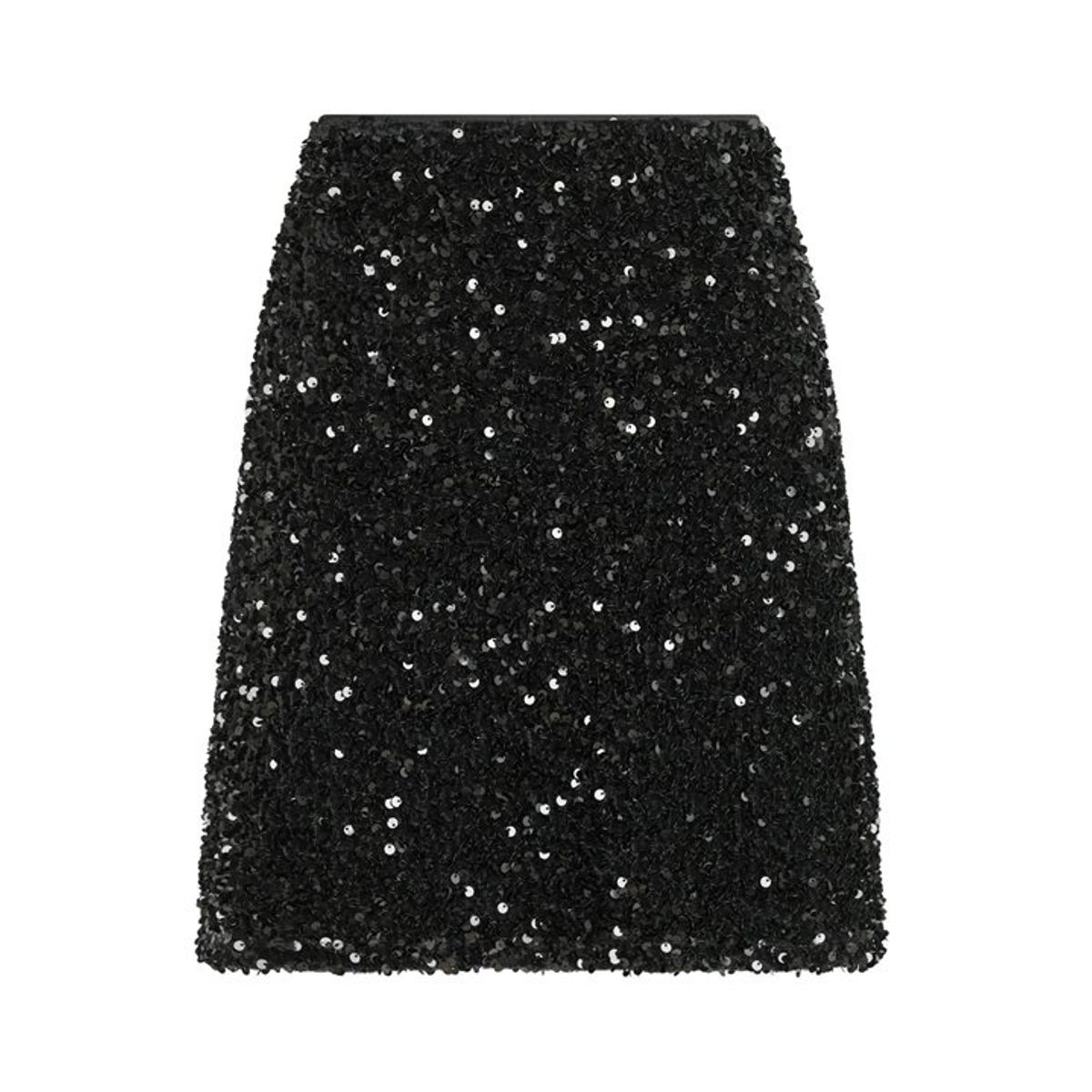 Neo Noir - Miva Velvet Sequins Skirt - Black