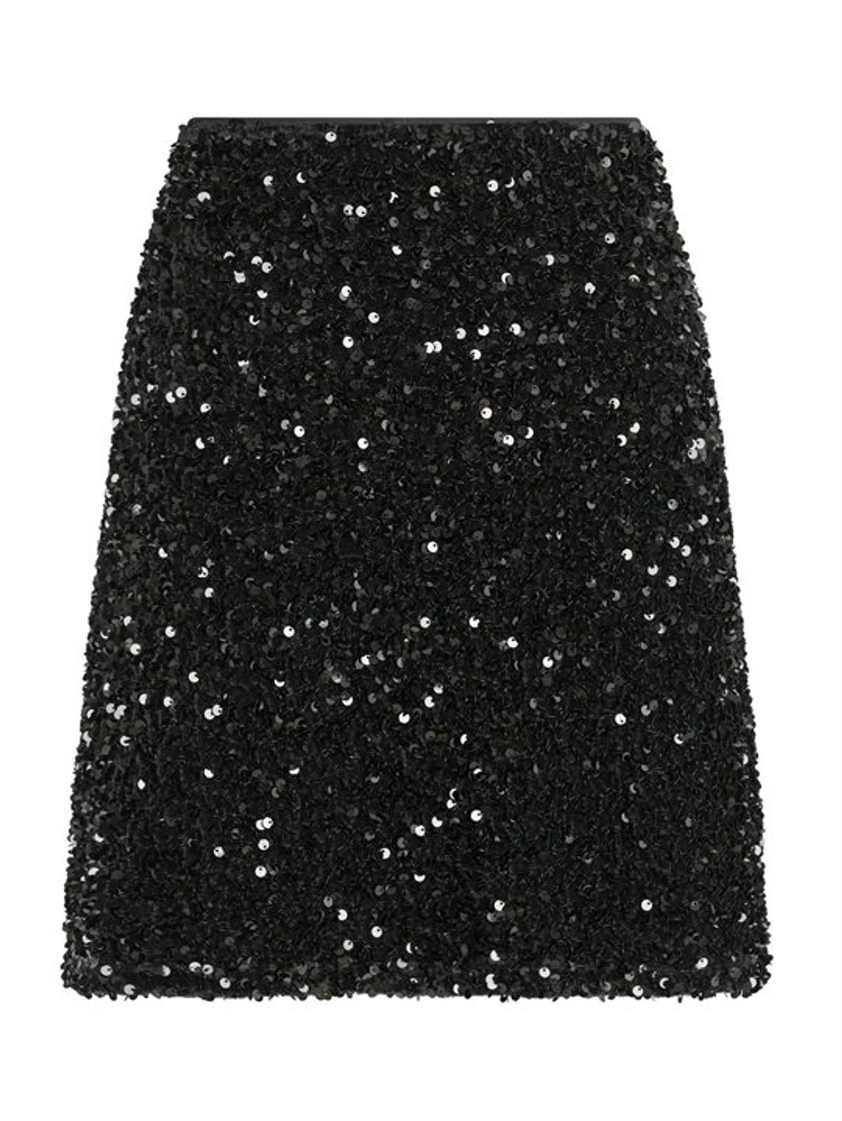 Neo Noir - Miva Velvet Sequins Skirt - Black