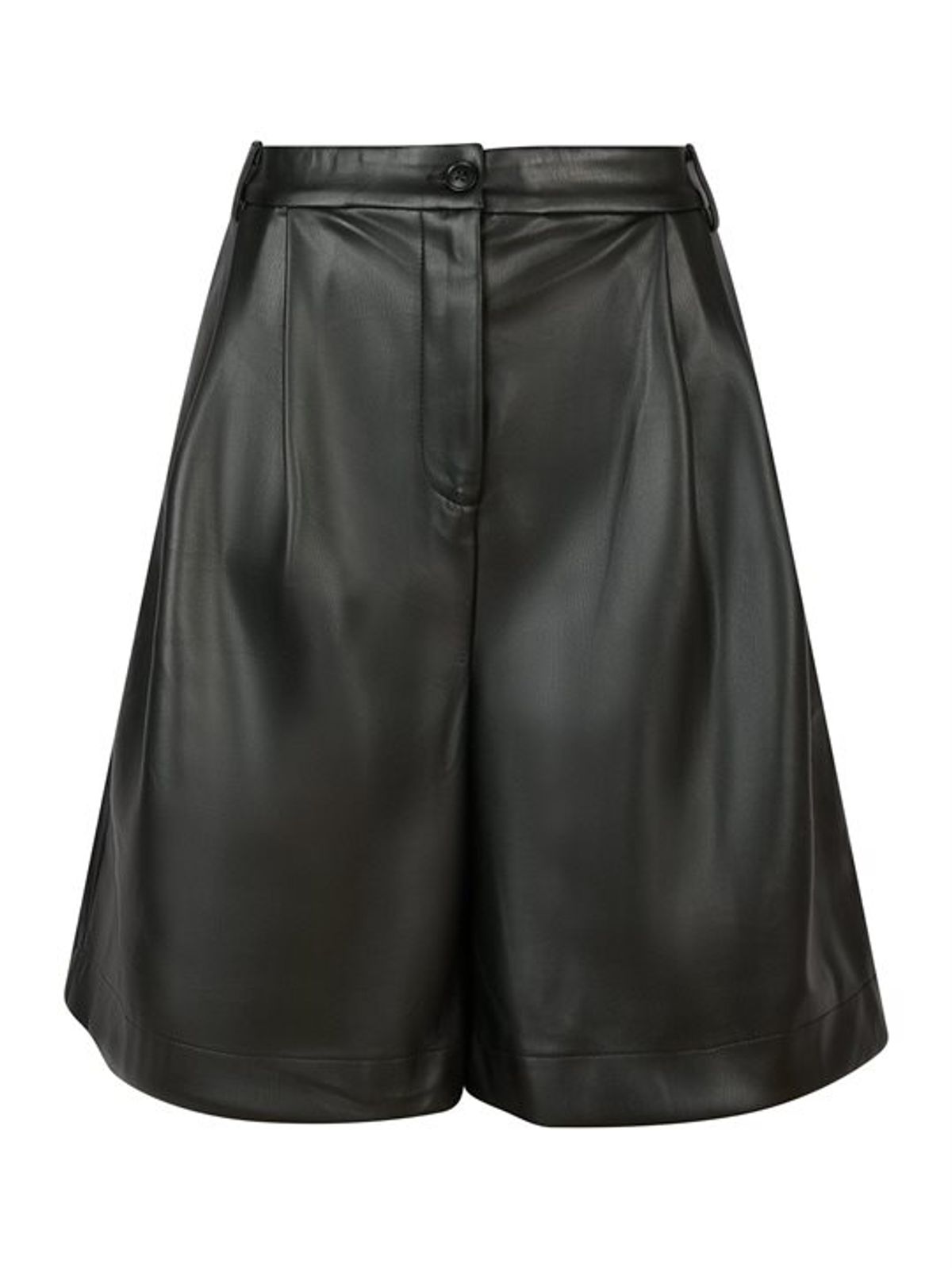 Neo Noir - Nika Bermuda Pu Shorts - Black