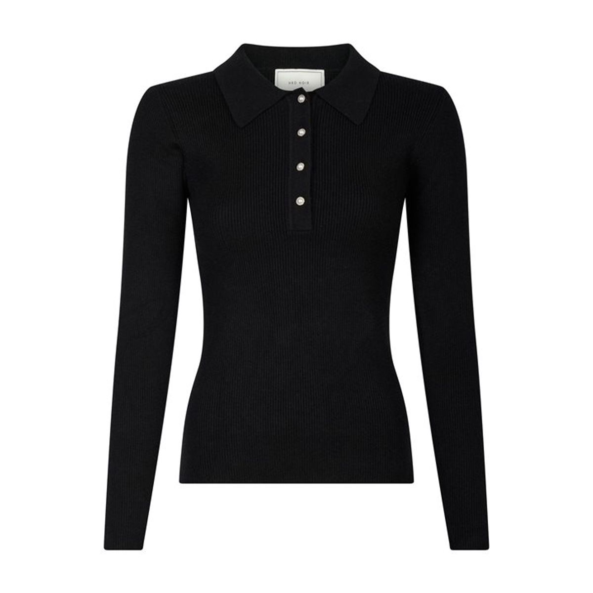 Neo Noir - Panama Knit Blouse - Black