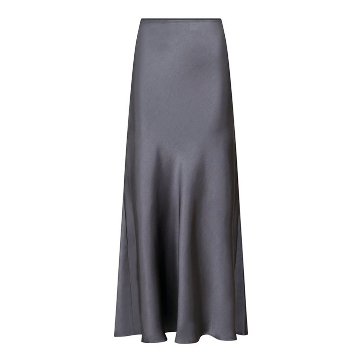 Neo Noir - Vicky Heavy Sateen Skirt - Dark Grey