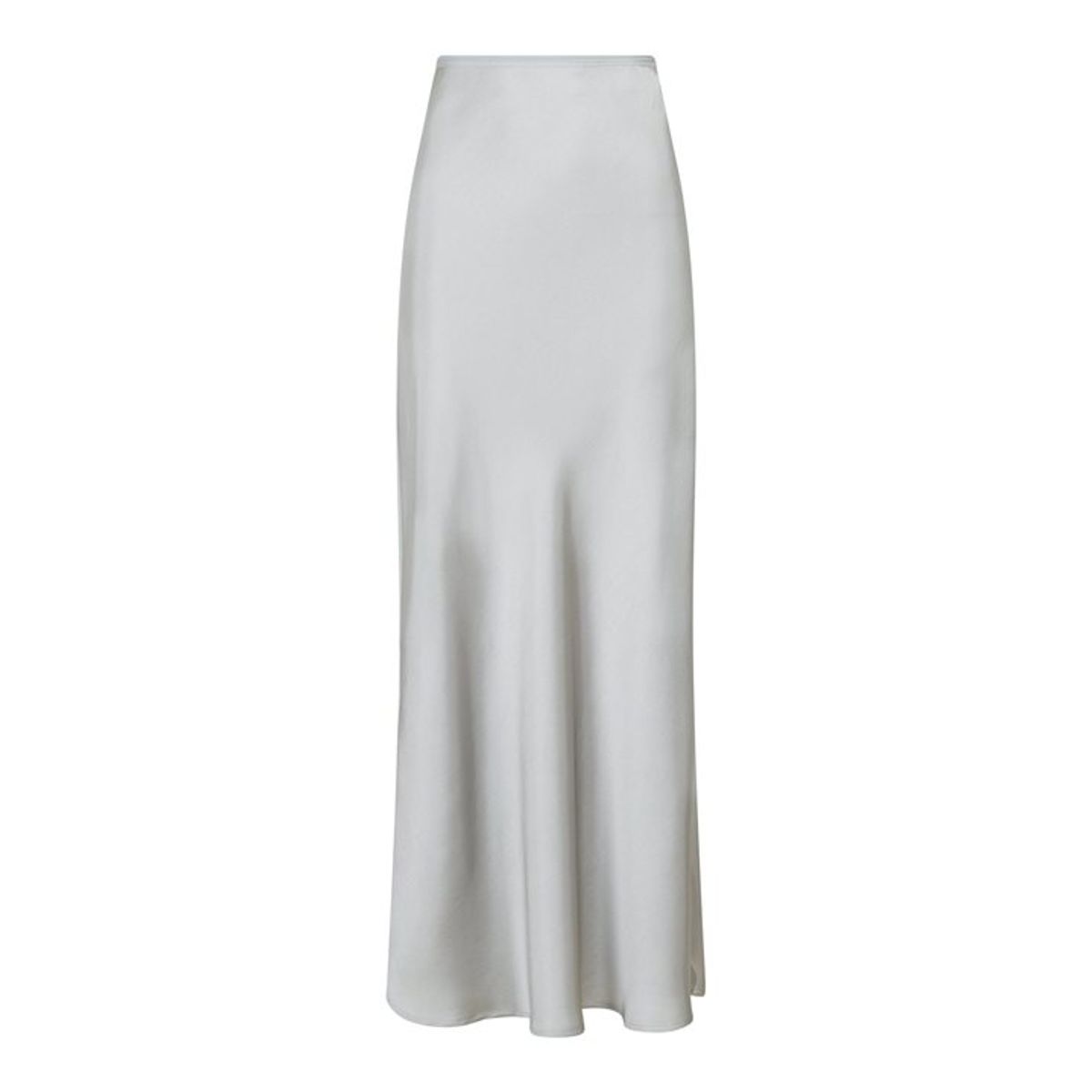 Neo Noir - Vicky Heavy Sateen Skirt - Silver