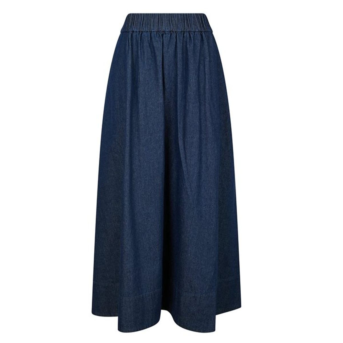 Neo Noir - Yara Denim Long Skirt - Dark Blue