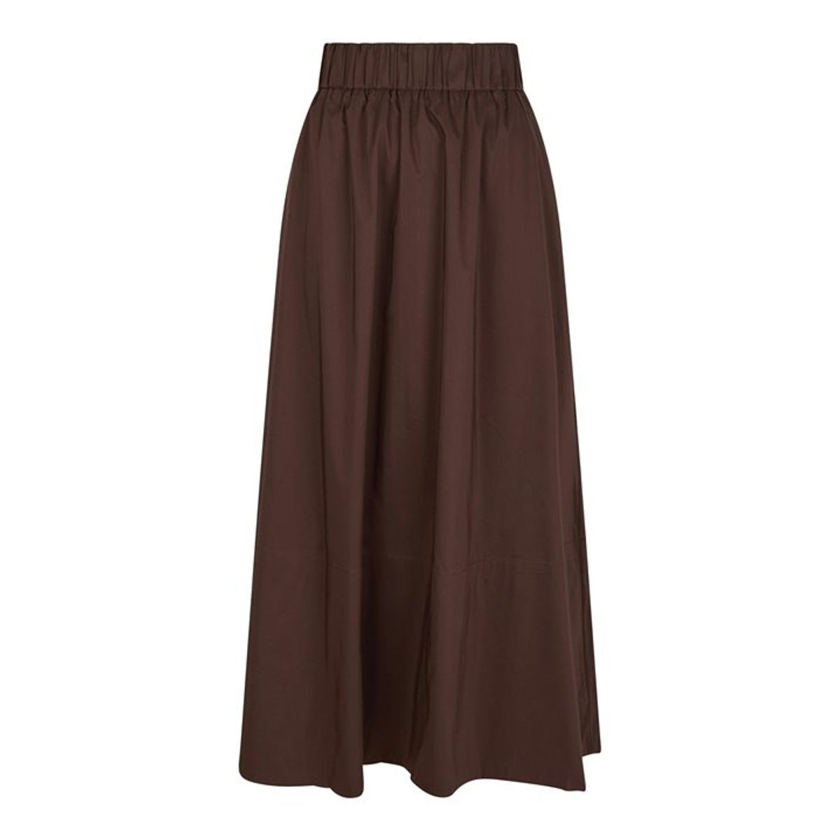 Neo Noir - Yara Poplin Skirt - Dark Brown