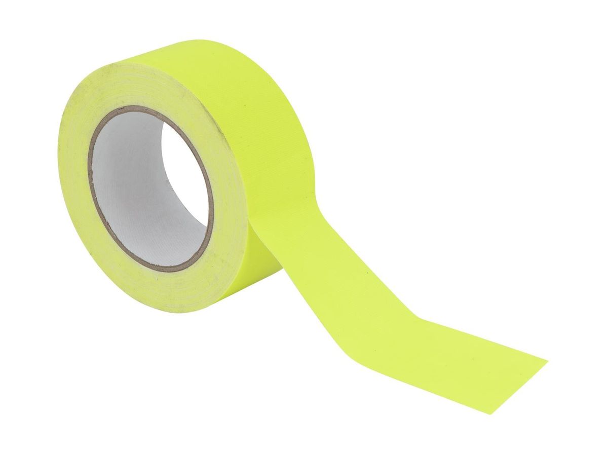 Neon Gaffa Tape (50mm x 25m) Gul