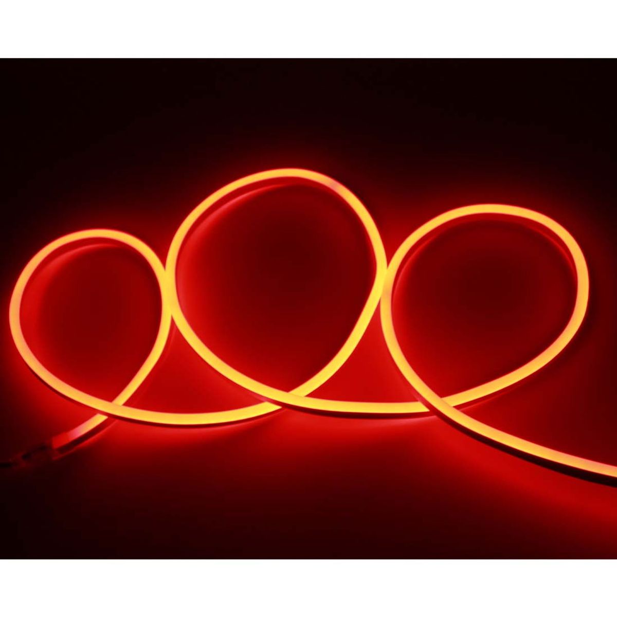 Neon LED strip - Rød - IP67 - Flex - 230V