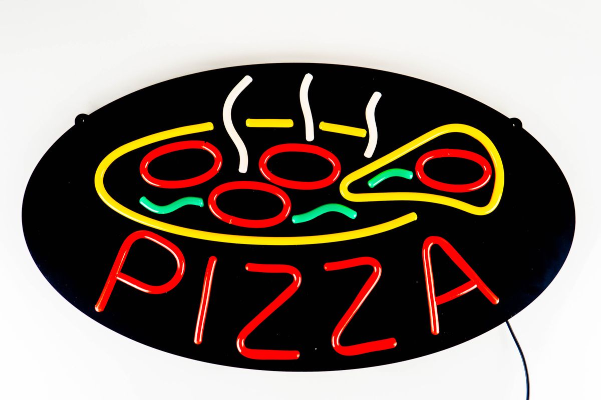 Neonskilt "Pizza" (70cm)