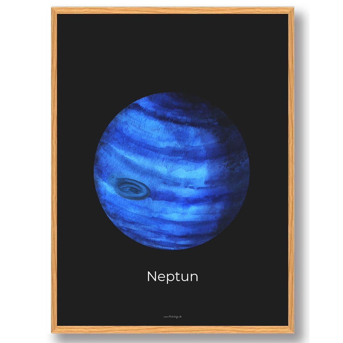 Neptun - rumplakat (Størrelse: L - 50x70cm (B2))