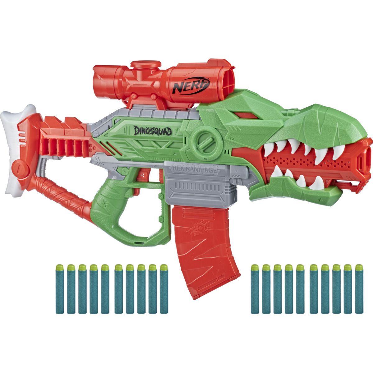 Nerf Gun - Dinosquad Våben - Rex Rampage Blaster